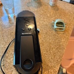 Nespresso Glossy Black Espresso Maker